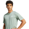 adidas Train Essentials Training T-Shirt Herren JC5193 - silver green/white XXL