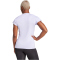 adidas AEROREADY Train Essentials Minimal Branding V-Neck T-Shirt Damen JC9564 - violet tone/white XL