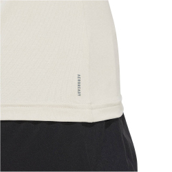 adidas AEROREADY Train Essentials Minimal Branding V-Neck T-Shirt Damen JC9563 - wonder alumina/white S