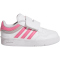adidas Hoops 4.0 Sneaker Kinder JI0910 - cloud white/pink fusion/grey two 26.5