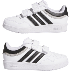 adidas Hoops 4.0 Sneaker Kinder JI3482 - cloud white/core black/grey two 31