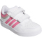 adidas Hoops 4.0 Sneaker Kinder JI0907 - cloud white/pink fusion/grey two 28