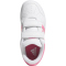 adidas Hoops 4.0 Sneaker Kinder JI0907 - cloud white/pink fusion/grey two 28