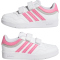 adidas Hoops 4.0 Sneaker Kinder JI0907 - cloud white/pink fusion/grey two 28