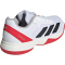 adidas Courtflash Tennisschuhe Kinder JI2448 - cloud white/core black/lucid red 34