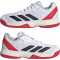 adidas Courtflash Tennisschuhe Kinder JI2448 - cloud white/core black/lucid red 34