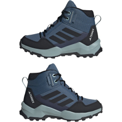 adidas TERREX AX4R Rain.Rdy Mid-Top Wanderschuhe Kinder JI1892 - wonder steel/core black/magic grey 39 1/3