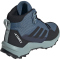 adidas TERREX AX4R Rain.Rdy Mid-Top Wanderschuhe Kinder JI1892 - wonder steel/core black/magic grey 39 1/3