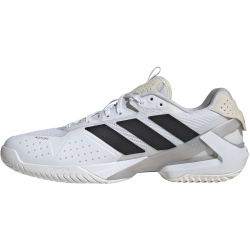 adidas Adizero Ubersonic 5 Tennisschuhe Herren IE1376 - cloud white/core black/silver met. 42