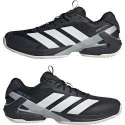 adidas Adizero Ubersonic 5 Sandplatz Tennisschuhe Herren IH2525 - core black/zero met./grey two 41 1/3