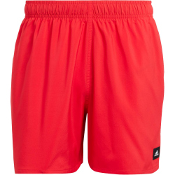 adidas Solid CLX Short-Length Badeshorts Herren JC9919 - pure ruby/black S