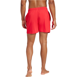 adidas Solid CLX Short-Length Badeshorts Herren JC9919 - pure ruby/black S