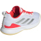 adidas Avaflash Low-Top Tennisschuhe Damen IH0511 - cloud white/silver met./lucid red 38 2/3