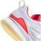 adidas Avaflash Low-Top Tennisschuhe Damen IH0511 - cloud white/silver met./lucid red 38 2/3