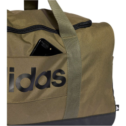 adidas Linear Duffel Trainingstasche M (39 Liter) IN6119 - olive strata/black