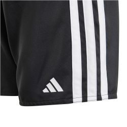 adidas 3-Streifen Badeshorts Jungen JD8013 - black/white 140