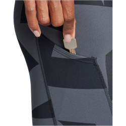 adidas TERREX Multi Printed Leggings Damen JF1270 - carbon/black/black/black 34