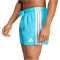 adidas 3-Streifen 3" Badeshorts Herren JL5571 - lucid cyan/white S