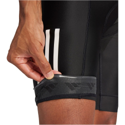 adidas Essentials 3-Streifen gepolsterte Fahrradshorts Herren JD9150 - black S
