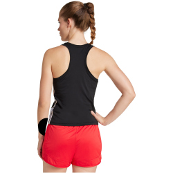 adidas Train Essentials 3-Streifen Workout Tanktop Damen JE8693 - black/white XL