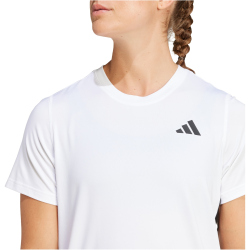 adidas Essentials 3-Streifen Workout Trainingsshirt Damen JH1393 - white/black XS