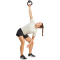 adidas Essentials 3-Streifen Workout Trainingsshirt Damen JD6530 - wonder alumina/white M