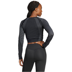 adidas Seamless Knitted langarm Trainingsshirt Damen...
