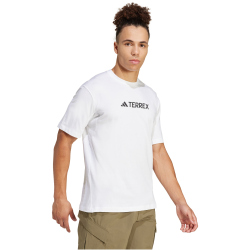 adidas TERREX Classic Logo T-Shirt Herren JF9144 - white XS