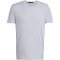 adidas Designed 4 Training 3-Streifen Trainingsshirt Herren JP0918 - halo silver M/T