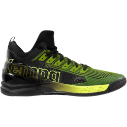 Kempa Attack Mid Handballschuhe Herren schwarz/fluo gelb 39