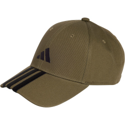 adidas 3-Streifen New Logo Baseball Cap JP0386 - olive strata/black 54 - 60 cm