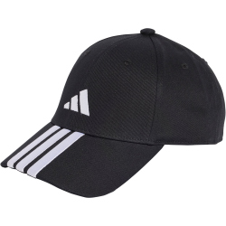 adidas 3-Streifen New Logo Baseball Cap JG1072 - black/white 56 - 58 cm