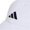 adidas New Logo Embroidered Baseball Cap JN6590 - white/black 56 - 58 cm