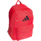 adidas Classic 3-Streifen Logo Rucksack (27,5 Liter) IS7052 - pure ruby/black