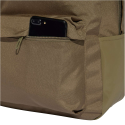 adidas Classic 3-Streifen Logo Rucksack (27,5 Liter) IS7051 - olive strata/black