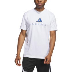 adidas Worldwide Hoops Logo Performance Graphic T-Shirt Herren JI9033 - white S