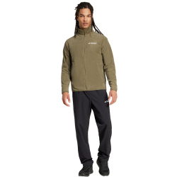 adidas TERREX Multi Essentials Fleecejacke Herren JP0796 - olive strata S