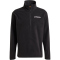 adidas TERREX Multi Essentials Fleece 1/2-Zip Sweatshirt Herren JP0783 - black XL