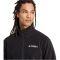 adidas TERREX Multi Essentials Fleece 1/2-Zip Sweatshirt Herren JP0783 - black XL