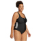 adidas 3-Streifen C-Back Badeanzug Damen JN8151 - black/white 3X (54-56)