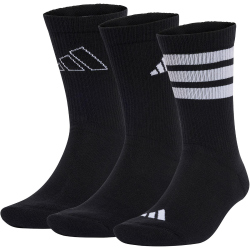 3er Pack adidas Logo Socken JI6315 - black/white 37-39