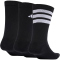 3er Pack adidas Logo Socken JI6315 - black/white 37-39