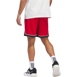 adidas Badge of Sport Basketballshorts Herren JN4731 - team power red/black M/5"
