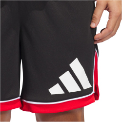adidas Badge of Sport Basketballshorts Herren IM7897 - black/red XS/7"