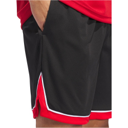 adidas Badge of Sport Basketballshorts Herren IM7897 - black/red XS/7"