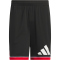 adidas Badge of Sport Basketballshorts Herren IM7897 - black/red XS/7"