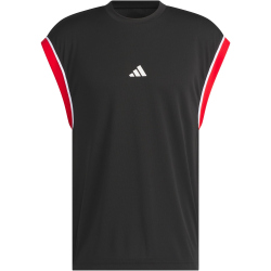 adidas Basketball All-World Tanktop Herren JI7577 - black/red L