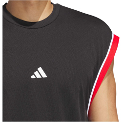 adidas Basketball All-World Tanktop Herren JI7577 - black/red L