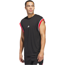 adidas Basketball All-World Tanktop Herren JI7577 - black/red L