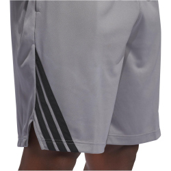adidas Legends 3-Streifen Basketballshorts Herren JN4740 - grey three/black M/5"